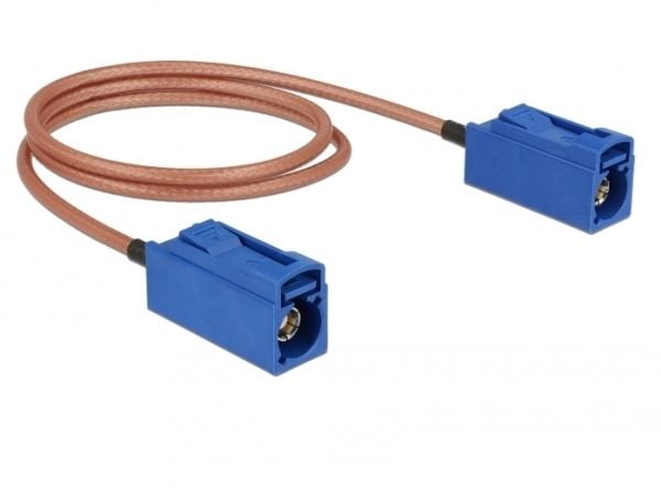 Delock - Antennekabel - FAKRA C-kobling hunn til FAKRA C-kobling hunn - 50 cm - koaksial