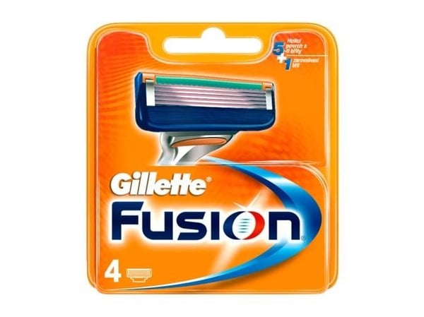 Gillette Fusion barberblader for menn - 4 blader