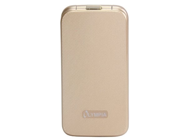 Olympia Luna, simpukkakuori, Dual SIM, 6,1 cm (2,4"), Bluetooth, 600 mAh, Kultainen