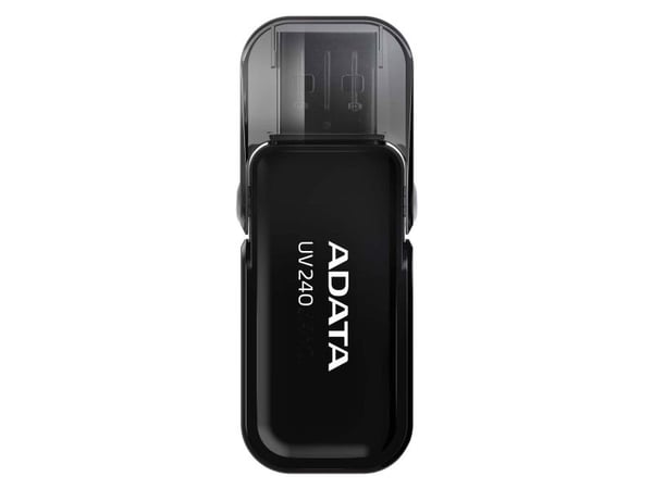 ADATA UV240, 32 GB, USB A-tyyppi, 2.0, Suojus, 7 g, Musta