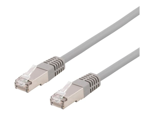 DELTACO STP-62AU - Koblingskabel - RJ-45 (hann) til RJ-45 (hann) - 2 m - foliebelagt uskjermet tvinnet kabelpar (F/UTP) - CAT 6a - halogenfri, form...