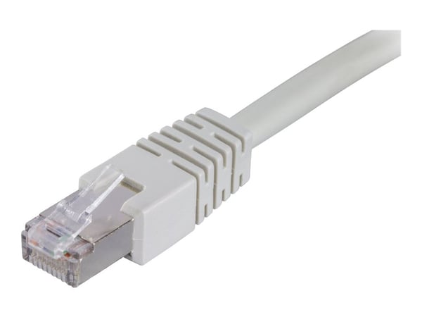 DELTACO - Koblingskabel - RJ-45 (hann) til RJ-45 (hann) - 25 m - FTP - CAT 6