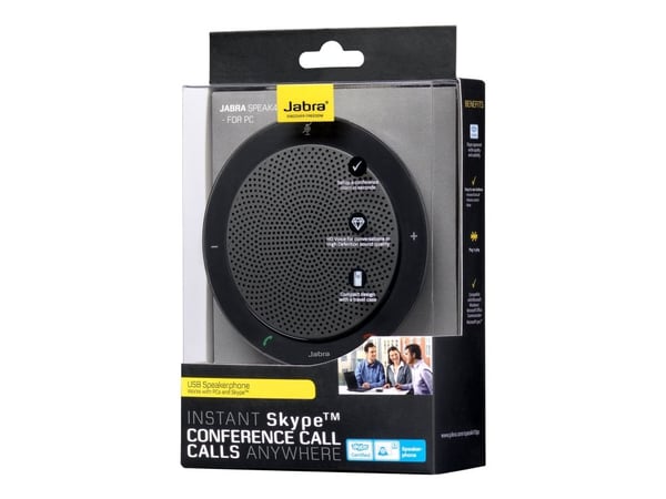 Jabra SPEAK 410 MS - Høyttalende håndfri telefon - kablet - USB - Certified for Skype for Business