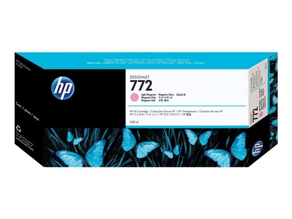 HP 772 - 300 ml - lys magenta - alkuperäinen - DesignJet - blækpatron - DesignJet HD Pro MFP, Z5200, Z5200 PostScript, Z5400 PostScript ePrinter - ...