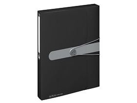 Herlitz 11206117, A4, Polypropeeni (PP), Musta, 4 cm, 1 kpl