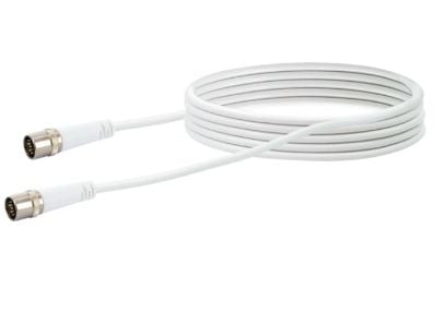 Schwaiger KDAK50532, 5 m, F, F, Valkoinen