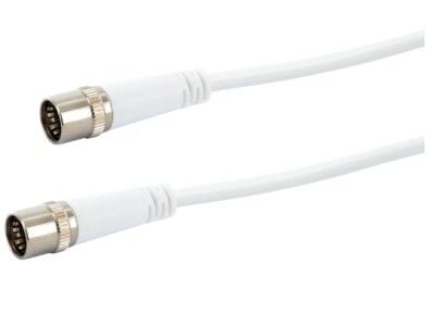 Schwaiger KDAK50532, 5 m, F, F, Hvit