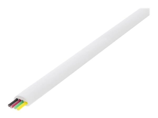 Deltaco MD-15, 100 m, Valkoinen, Polyvinyylikloridi (PVC)