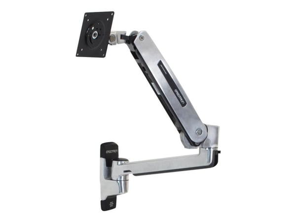 Ergotron LX - Monteringssats (sit-stand-arm, förlängning, bas, VSA-adapter) - för LCD-display - kapacitet 3,2-11,3 kg - polerat aluminium - skärmst...