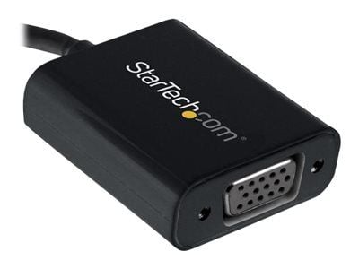 StarTech USB-C to VGA Adapter - Black - 1080p - Video Converter For Your MacBook Pro - USB C to VGA Display Dongle (CDP2VGA) - USB/VGA-adapter - US...