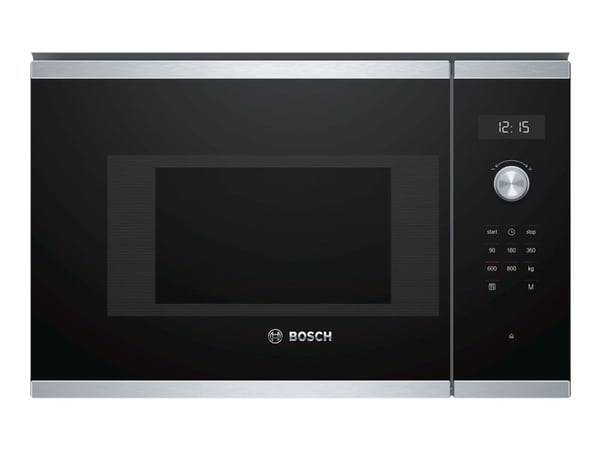 Bosch Serie | 6 BFL524MS0 - Mikrobølgeovn - innebygd - 20 liter - 800 W - rustfritt stål