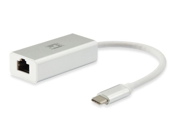 LevelOne USB-0402, Langallinen, USB Type-C, Ethernet, 1000 Mbit/s, Hopea