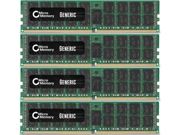 CoreParts - DDR4 - sett - 64 GB: 4 x 16 GB - DIMM 288-pin - 2133 MHz / PC4-17000 - 1.2 V - registrert med paritet - ECC