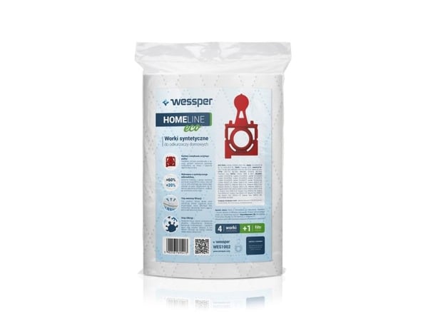 Wessper WES1002, Sylindervakuum, Støv pose, Hvit, Mikrofiber, Syntetisk, ZMB03K, IZ-49.4220, 49.4220, WP-7432-3, ZVCA300B, SafBag red, Zelmer