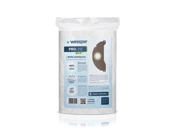 Wessper WES1006, Sylindervakuum, Støv pose, Hvit, Mikrofiber, Syntetisk, KMB13K, 6.904-322.0, IZ-K2, Q038, Q038-micro, WP-8934, Kärcher