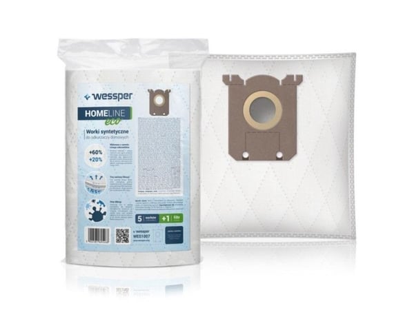 Wessper pölynimuripussi Philips, AEG, Electrolux, S-Bag - synteettinen 12 kpl + suodatin