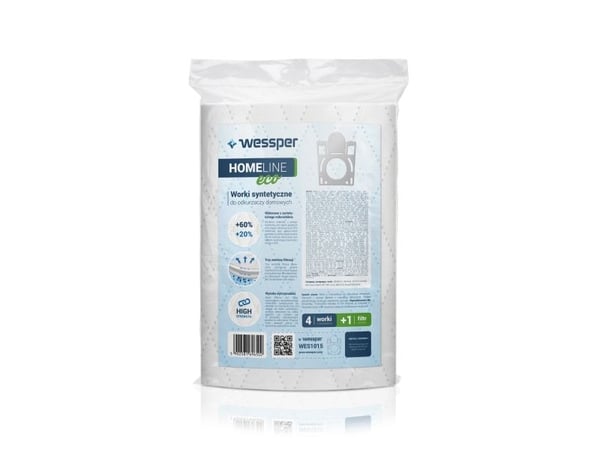 Wessper WES1015, Trommelvakuum, Støv pose, Hvit, Mikrofiber, Vacuum sealer bag, BOSCH, SIEMENS, PRIVILEG, KRUPS, UFESA, PROTOS, CONTI TALENTO, ENTR...