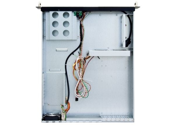 Chieftec UNC-210T-B - Rackmonterbar 2U - ATX 400 Watt - USB