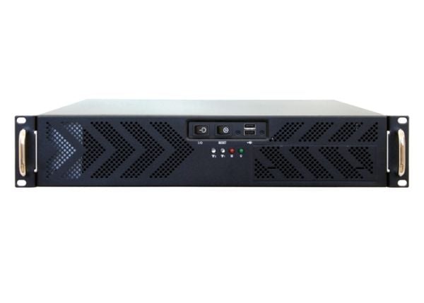 Chieftec UNC-210T-B - Rackmonterbar 2U - ATX 400 Watt - USB
