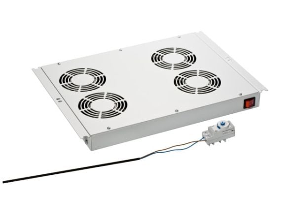 EFB Elektronik 691655V3, Fläktpanel, Grå, 4 fläkt/-ar, 640 m³/h, IP20, 50, 230 V
