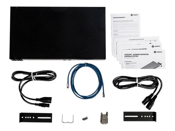 Avocent ACS Advanced Console Server ACS8016MDAC-400 - Konsollserver - 16 porter - 1GbE, RS-232 - 1U
