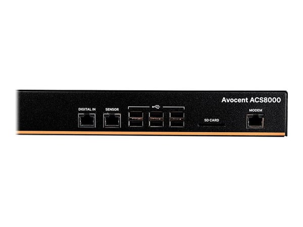 Avocent ACS Advanced Console Server ACS8016MDAC-400 - Konsollserver - 16 porter - 1GbE, RS-232 - 1U