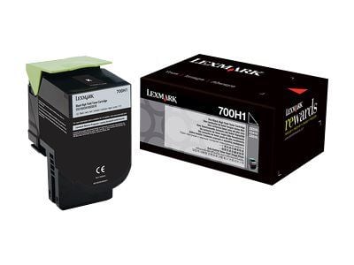 Lexmark 70C0H10, 4000 sivua, Musta, 1 kpl