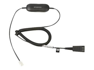 Jabra GN1200, Kaapeli, musta