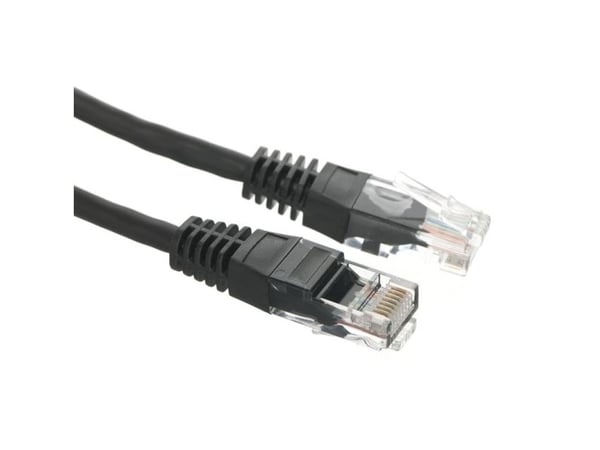 ALANTEC - Koblingskabel - RJ-45 (hann) til RJ-45 (hann) - 50 cm - UTP - CAT 5e - flertrådet - svart