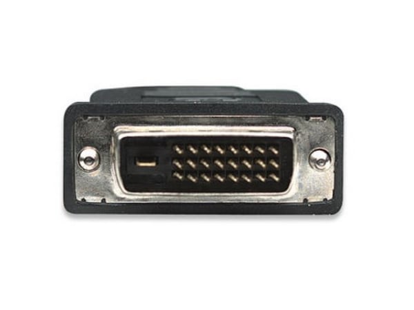 Techly 1.8m HDMI - DVI-D M/M, 1,8 m, HDMI, DVI-D, Hankjønn, Hankjønn, Gull