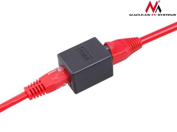 Maclean MCTV-811 - Nettverkkopler - RJ-45 (hunn) til RJ-45 (hunn) - CAT 6 - svart
