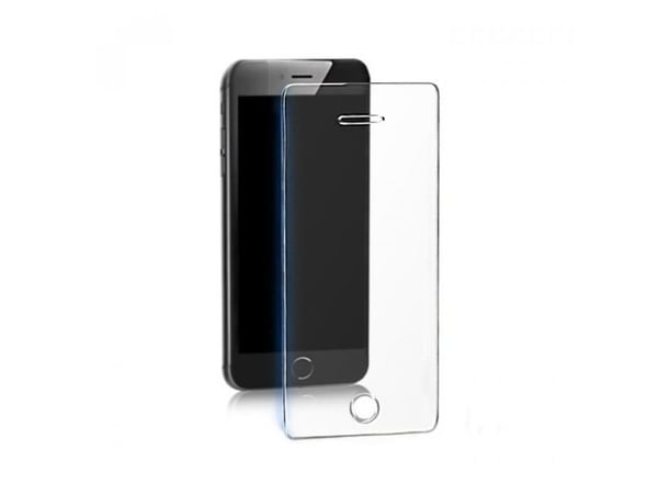 Qoltec Premium - Skjermbeskyttelse for mobiltelefon - glass - gjennomsiktig - for Huawei Y6 2017