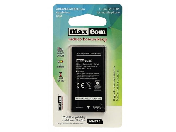 Maxcom LI-ION-batteri MM720 (AKUMULATORMAXCOMMM720)
