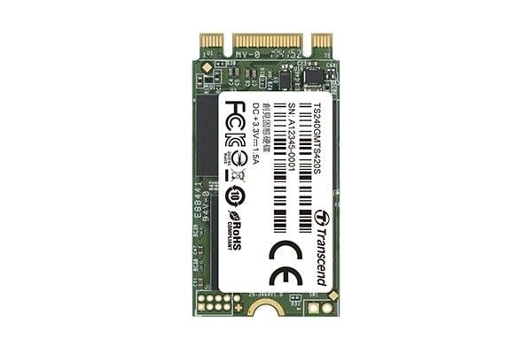 Transcend MTS420 - SSD - 240 GB - intern - M.2 2242 - SATA 6Gb/s