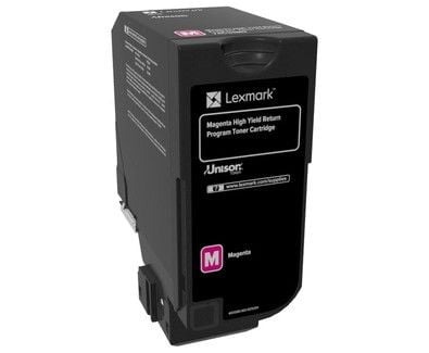 Lexmark 74C2HM0, 12000 sivua, Magenta, 1 kpl