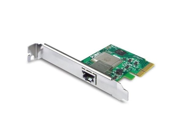 PLANET ENW-9803, Intern, Koblet med ledninger (ikke trådløs), PCI Express, Ethernet, 10000 Mbit/s, Grønn, Rustfritt stål