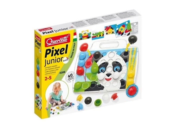 Quercetti Pixel Junior Basic mosaik 40 delar (591516)