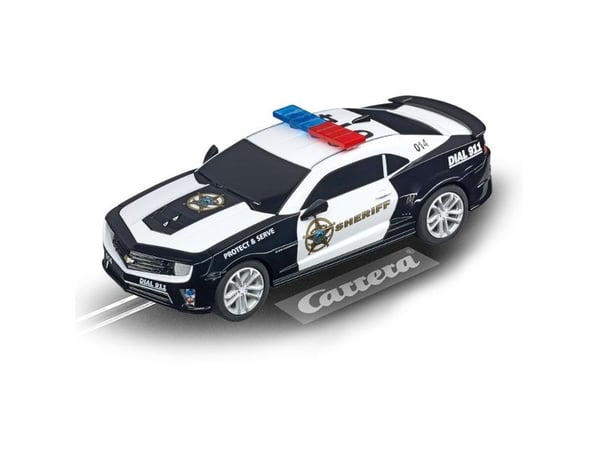 Carrera Toys Chevrolet Camaro "Sheriff", Kjøretøy, 6 år, Svart, Hvit