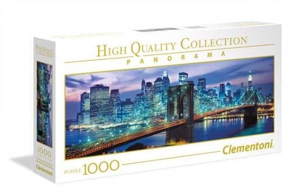 Clementoni puslespill Panorama - New York Brooklyn Bridge, 1000 brikker