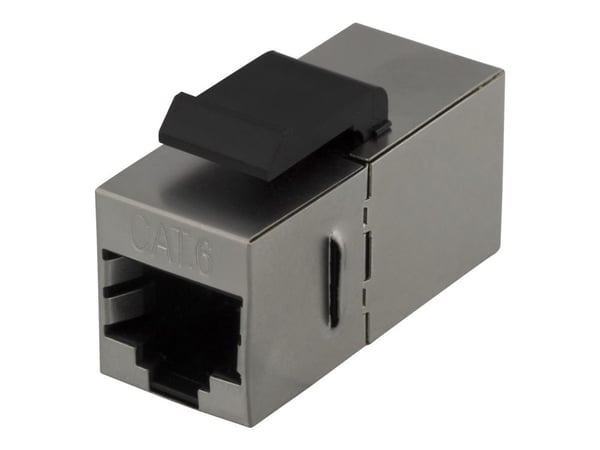 DELTACO MD-126 - Modulinnlegg - CAT 6 - RJ-45 - metall