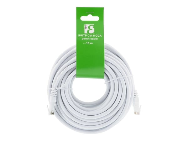 EPZI - Koblingskabel - RJ-45 (hann) til RJ-45 (hann) - 10 m - UTP - CAT 6 - hvit