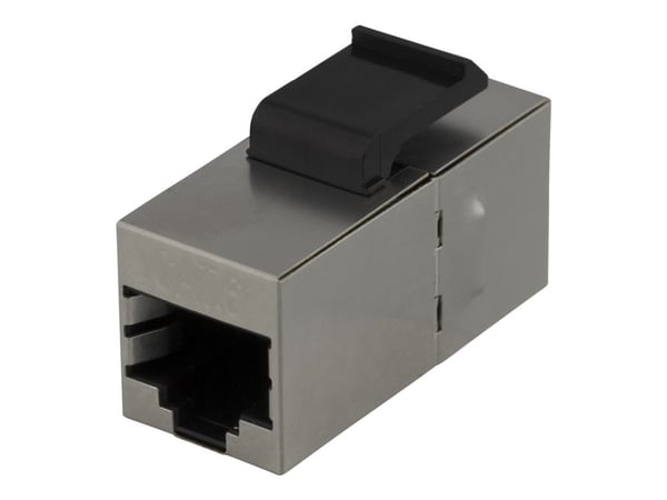 DELTACO MD-126 - Modulinnlegg - CAT 6 - RJ-45 - metall