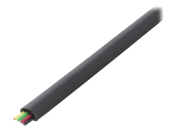DELTACO MD-14S - Mengdetelefonkabel - flat - svart