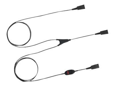 Jabra Supervisor Y-Cord - Hodetelefonsplitter - Quick Disconnect til Quick Disconnect