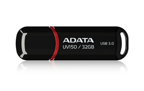ADATA DashDrive UV150 - USB flashdrive - 32 GB - USB 3.0 - sort