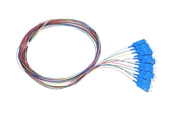 Extralink - Grisehale - SC/UPC-enkeltmodus (hann) - 1 m - fiberoptisk - G.657.A1 - 12 colors