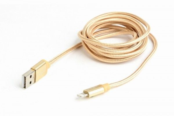 Cablexpert - Lightning-kaapeli - USB-uros Lightning-uros - 1,8 m - kultainen
