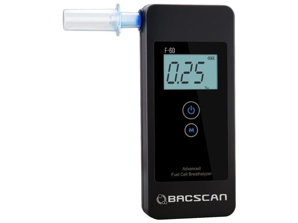 BACscan F-60 alkoholmeter 0 - 5% Grå