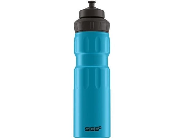 SIGG 8439.60, Idretter, 750 ml, Sportslokk, Aluminium, Svart, Blå, Voksen
