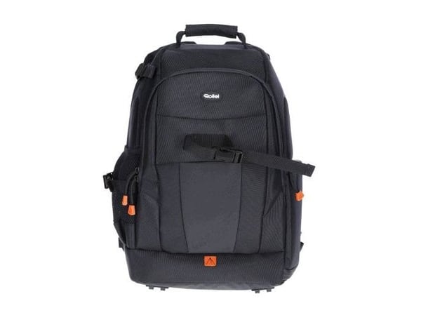 Rollei Fotoliner, Laptop-ryggsekk, Alle merker, Sort, Oransje
